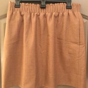 Camel colored wool skirt from J. Crew